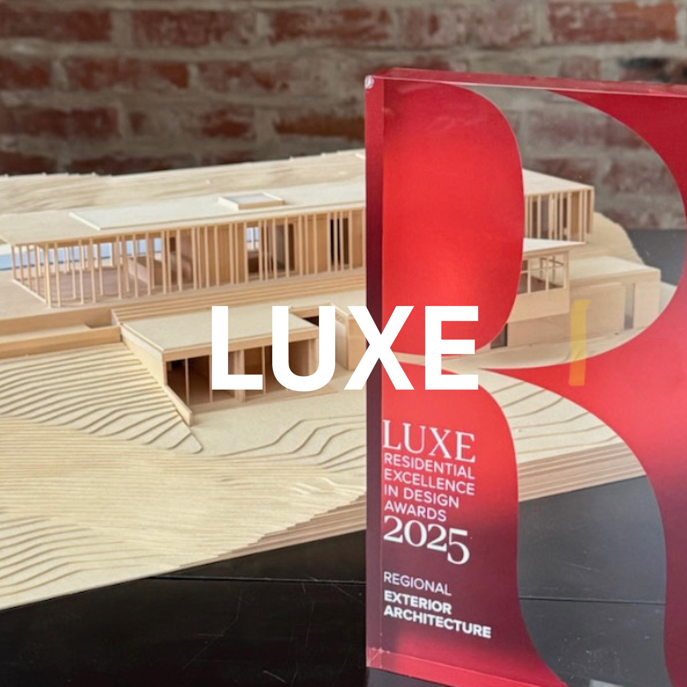 Panorama House by Studio B Architecture + Interiors has been awarded a Luxe RED award